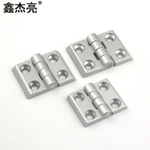 Bisagras de perfil de aluminio 30x40mm de aleación de zinc, 180 grados, para puertas de armario y ventanas, diseño industrial, fácil instalación - Product Image 2