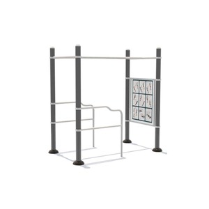 อุปกรณ์ออกกำลังกายกลางแจ้งแบบพกพา Air Walk Commercial Advanced สำหรับการฝึกซ้อมที่สวนสาธารณะ บาร์ออกกำลังกาย ฟิตเนส 019-01 อุปกรณ์ฟิตเนสยิม - Product Image 4