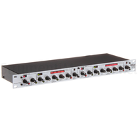 Compresseur limiteur audio numérique professionnel à double canal 166xs avec anti-retour pour système de sonorisation de scène