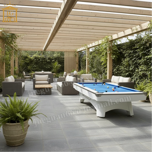 Table de billard de luxe 9 pieds en bois massif et ardoise avec système de retour de billes de qualité tournoi - Product Image 2