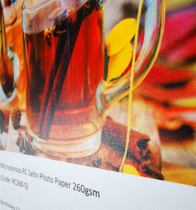 Hojas de papel fotográfico de satén RC 260gsm A4 Carta 13x19 Secado <span class=keywords><strong>instant</strong></span>áneo a prueba de agua - Product Image 4