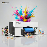 Imprimante d'étiquettes de rouleaux à rouleaux UV DTF de bureau A3 I3200-HD multifonctionnelle avec laminateur