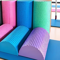 Rouleau en mousse EVA rond haute densité durable pour le yoga, le Pilates, le fitness, la relaxation musculaire, le massage et la gym à domicile (vente en gros)