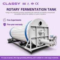Équipement de compostage par fermentation anaérobie CLASSY pour fumier animal et déchets municipaux, machine à compost, usine d'engrais organique
