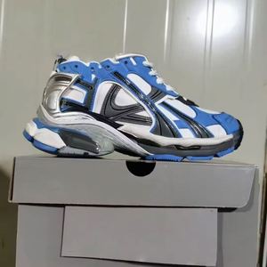 Sneakers Balenciaga BB de luxe à lacets, dessus en cuir véritable, semelle intermédiaire en caoutchouc, tissu en coton doux et élastique pour la course à pied - Product Image 3