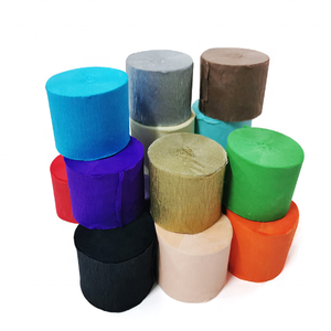 Banderoles en papier crêpe bricolage <span class=keywords><strong>guirlande</strong></span> pour mariage anniversaire Halloween bébé douche décorations-nouveau Design photographie décors - Product Image 1