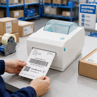 Imprimante d'étiquettes thermiques CSN-400 4x6 150 mm/s pour codes-barres et bordereaux d'expédition, idéale pour la logistique, l'entrepôt et la livraison de colis e-commerce
