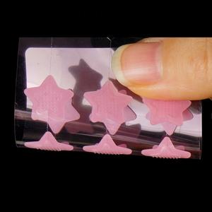 Parche de acné personalizado, fabricante de microagujas, Parche de microagujas para espinillas, corazón rosa con estrella, forma redonda, parches para espinillas, logotipo - Product Image 6