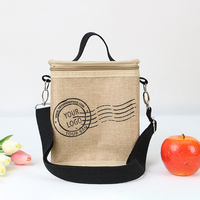Sac isotherme personnalisé en toile de jute pour enfants, idéal pour la publicité - Vente chaude