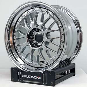 Bku 3 件套锻造 E88 轮毂适用于 BMW E90 E46 M3 E60 E92 F10 F80 F87 M2 <span class=keywords><strong>18</strong></span> 19 20 英寸定制 5x120 深盘合金轮毂 - Product Image 3