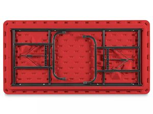 Muebles plegables portátiles de plástico HDPE, máquina de moldeado por soplado para el hogar, café, <span class=keywords><strong>camping</strong></span>, picnic, boda, Color Rojo - Product Image 4