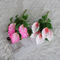 Model Bunga Calla Lily Buatan dengan Teknik Penggayaan Klasik, Ukuran Kecil untuk Dekorasi Rumah dan Luar Ruangan, Pabrik.