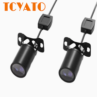 Système d'éclairage universel pour moto TCYATO en aluminium, projecteur d'ailes d'ange, lumière de bienvenue, ambiance lumineuse