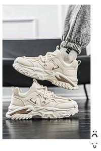 Nuevos zapatos deportivos transpirables para hombre, estilo retro con plataforma, para correr al aire libre y caminar de manera casual. - Product Image 2