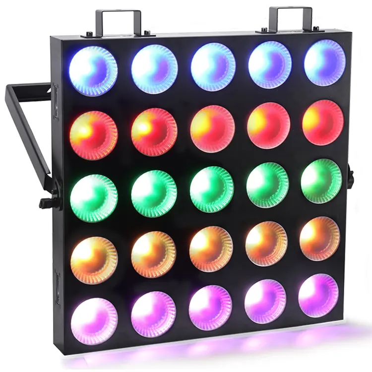 5X5 COB Led Matrix 25X10W Rgb Dmx Led Blinder untuk Lampu Panggung Latar Belakang