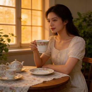 Tazas y Platillos de Porcelana Blanca Ecológicos <span class=keywords><strong>con</strong></span> Diseño Floral - Venta al por Mayor de Calcomanías Loyal - Product Image 5