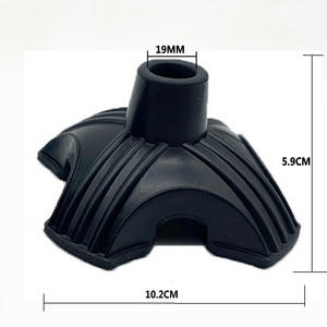 Puntas de Goma para Bastón de Senderismo, 19 mm, Duraderas, de Plástico, Accesorios para Bastones de Caminata y Camping - Product Image 4