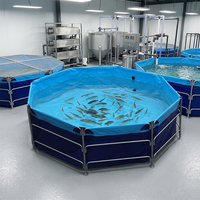 Cowater Großhandel Faltbare Fischt anks Rechteckiges Biofloc-System Tilapia Fischteich Tank 20000 L.