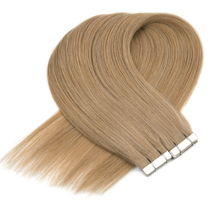 Extensiones de cabello humano con cinta adhesiva de calidad profesional KSWIGS, cabello virgen con cutícula completa, doble capa, cinta invisible, aspecto natural, fácil instalación. - Product Image 1