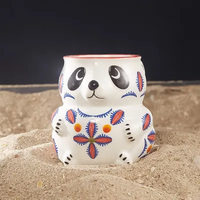 Belle tasse Tiki modèle d'ours Panda tasse Tiki Cocktail en céramique de conception de Type animal personnalisé