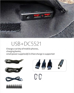 Foldable Portable Monocrystalline 120W Lightweight <b>Solar</b> for Outdoor Home Travel Picnic - Product Image 5