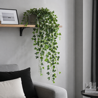 Plantes artificielles YILUN, lianes murales, feuilles de rotin, branches, décoration de jardin extérieur pour Thanksgiving, décoration de maison, fausses plantes vertes en plastique