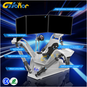 Tùy chỉnh VR đua mô phỏng nhà cung cấp 3 màn hình chuyển động lái xe mô phỏng VR xe mô phỏng Arcade chơi game mới VR Máy trò chơi - Product Image 4