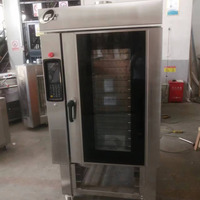 Ventes directes Commercial Gâteau Pain Four Électrique Rotatif Personnalisé 8/10/15 Plaque Air Chaud Chauffé Uniformément pour Boulangeries Nouveau Gaz