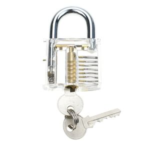 H9115 एंटी-चोरी नई शैली रंगीन पारदर्शी ऐक्रेलिक दरवाजा लॉक और कुंजी के साथ गेट पैडलॉक - Product Image 4