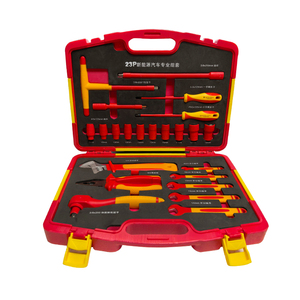 VDT-07 Ensemble d'outils d'électricien isolés 23 pièces, boîte <span class=keywords><strong>à</strong></span> outils, jeu de <span class=keywords><strong>douilles</strong></span>, kit d'outils <span class=keywords><strong>professionnel</strong></span> - Product Image 3