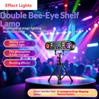 Nouvelle Lampe DMX512 LED à double effet Bee-Eye, sept couleurs, UV, pour scène, DJ, effets laser, éclairage de fête pour KTV