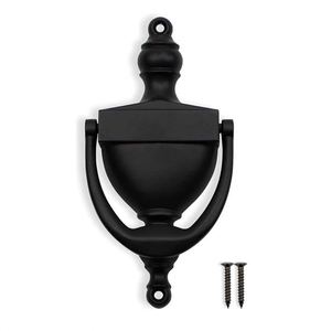 WEKIS Moderno 5/6 Victoriano Urna Negra Timbre de Puerta de Latón Sólido Duradero Accesorios Rústicos para Puertas con Tornillos - Product Image 1