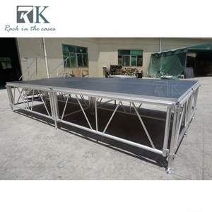 Adjustable Height Stage Platform Stands Durable Aluminum <b>Frame</b> Stage - Product Image 3