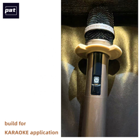 Microphone sans fil PAT Hotsale pour karaoké, haute qualité, professionnel, UHF, portable, avec piles AA, connecteur XLR, garantie 1 an