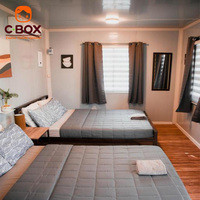 Cbox Maison Conteneur Modulaire Préfabriquée Démontable pour Hébergement Extérieur, Hôtels, Lodges, Complexes Hôteliers, Séjours de Vacances et Chambres d'Hôtes