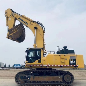 Excavadora Komatsu de 85 Toneladas Usada, Excavadora Komatsu PC850 con Brazo para Cambio de Roca y Martillo Triturador - Product Image 2