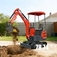 Livraison Gratuite SDLOT Mini-Excavatrice 1 Tonne 2 Tonnes 3 Tonnes Moteur Yanmar CE EPA EURO5 Neuve pour Construction et Agriculture