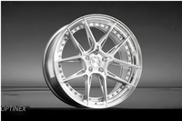 Jantes forgées personnalisées 2 pièces, finition argent brillant, 5 branches en Y, 18 19 20 21 22 pouces, 5*112 5*110 5*114.3 5*130 pour Benz BMW Maserati