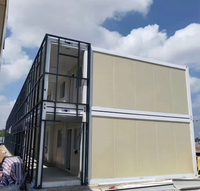 Dortoir de conteneur de personnel, mobile entièrement assemblé, maison de conteneur, maison préfabriquée, des escaliers externes peuvent être ajoutés