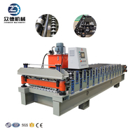 Machine de formage à froid de tôles ondulées en acier métallique à double couche à grande vitesse pour la fabrication de tuiles de toiture IBR