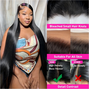 Échantillon Gratuit : Perruque Cambodgienne Sans Colle HD Lace, Perruque Frontale 360 Lace en <span class=keywords><strong>Cheveux</strong></span> Vierges Alignés dans le Sens des Cuticules, Tissages et Perruques en <span class=keywords><strong>Cheveux</strong></span> Humains Indiens Bruts - Product Image 5