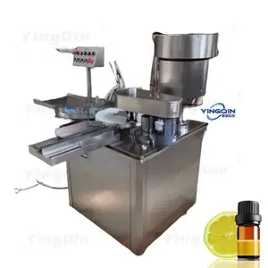 Factory Supplying 5 /10 /30/ 50 Ml Automatic Essential Oil Vial Dropper Bottle Liquid Filling Machine