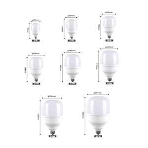 Ampoules <span class=keywords><strong>LED</strong></span> de type T de haute qualité 5-<span class=keywords><strong>60W</strong></span>, <span class=keywords><strong>LED</strong></span> SMD E27 <span class=keywords><strong>E14</strong></span> B22, vente chaude, 3000K-10000K, haut lumen, option de gradation intérieure, lampes <span class=keywords><strong>LED</strong></span> - Product Image 1