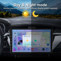 Autoradio Android 9 pouces avec écran QLED 2K, 4G LTE, CarPlay sans fil, prise en charge Android Auto, navigation GPS, sortie vidéo pour appuie-tête, unité centrale