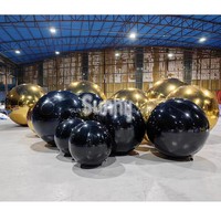Décoration de fête de Noël en plein air, décoration de mariage, boule miroir gonflable, ballon brillant, sphère décorative, globe miroir gonflable