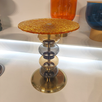 Table basse ronde de luxe pour hôtel - Design moderne en cube pour le salon, tables basses d'angle, meubles