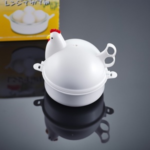 Hot bán 4-trứng Nồi hấp Nồi cơm điện phổ biến nhà bếp đồ nấu nướng cho lò vi sóng gà trứng hấp Top bán trứng công cụ - Product Image 3