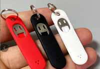Étiquette de clé en plastique avec étiquette et broche d'éjection de carte de téléphone portable Sim, étiquette de nom d'étiquette de clé d'identification colorée, étiquette d'identification ovale personnalisée avec anneau