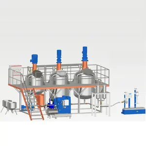 Huayun small cheap price Complete Paint Line/Paint Making Machine/Paint Production Plant and mixer