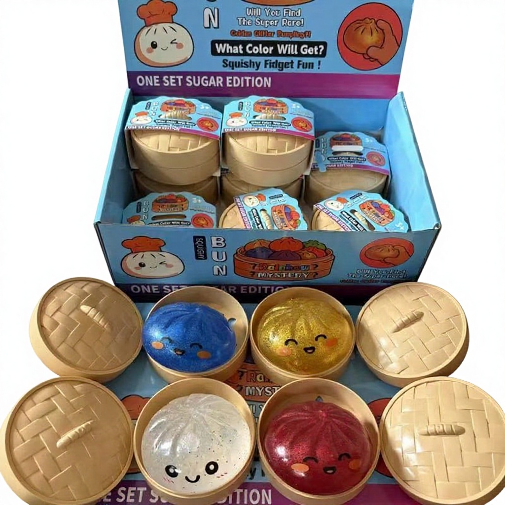 Porte-clés anti-stress Xiaolongbao